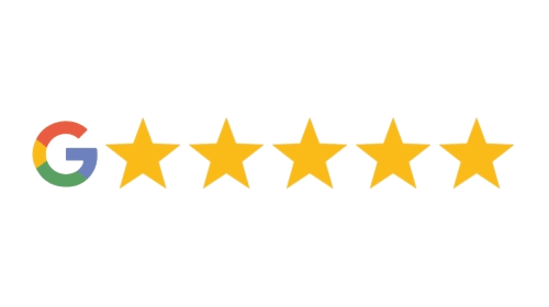 Google Five Star Review Visual Representation PNG